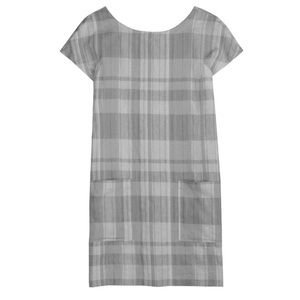 Eileen Fisher Organic Blend Plaid Dress